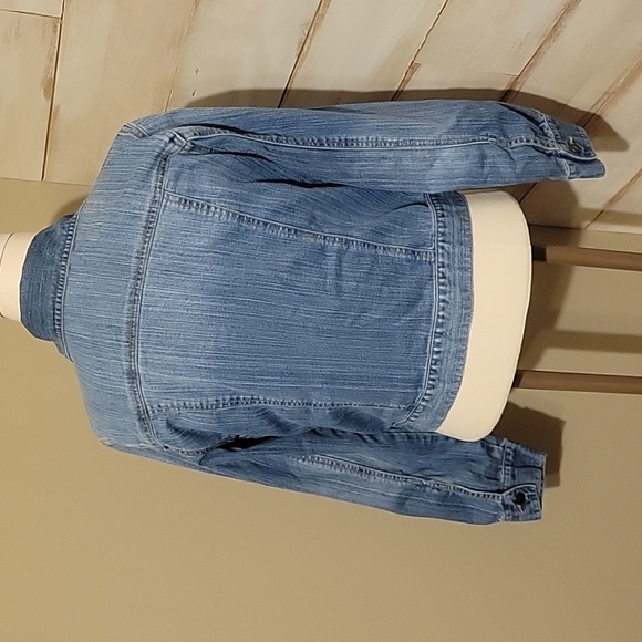 Faded Glory Jean Jacket Juniors Size Small (4-6) - Picture 3 of 7